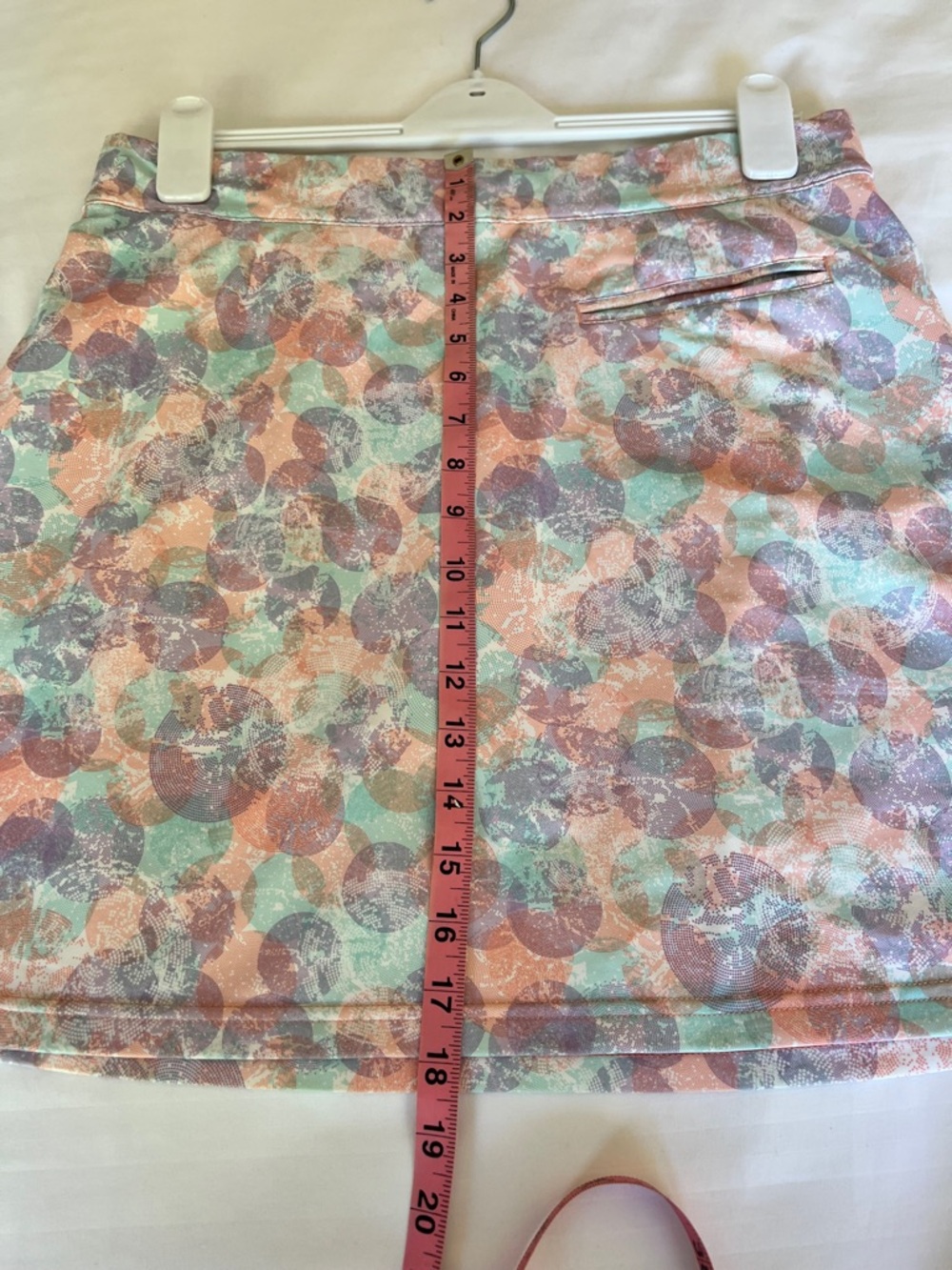Peter Millar Pastel Multi-Color Circle-Print Skort - Picture 5 of 9